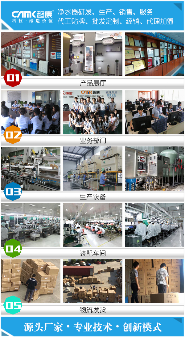 超康 国内最大净水器代工厂，赋能品牌全方位整机与配件生产及技术定制